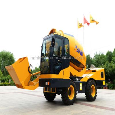 China 3.5 Cubic Meter Concrete Mixer Truck For Dirty / 4.0 M3 Mobile Concrete Batching Truck In China HK4.0 for sale