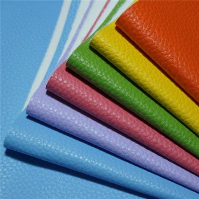 China BY8046 Anti-rust PU 1mm Synthetic Lychee Artificial Leather For Bags Hangers Earrings Crafts for sale