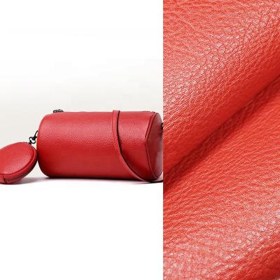 China BY8076 Anti-rust Synthetic Washed 1.1mm PU Lychee Leather For Bags Wallets Shoes Pillows Chair Sofa Furniture Upholstery Handicrafts for sale