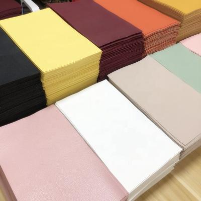 China Abrasion-Resistant PU/PVC Synthetic Leather Sheets For DIY Hairbows Material Hair Clips Hangers Faux Leather Sheets for sale