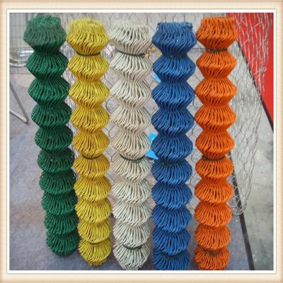 China PVC Wire / High Carbon Wire Automatic Chain Link Fencing Machine ISO9001 Certification for sale