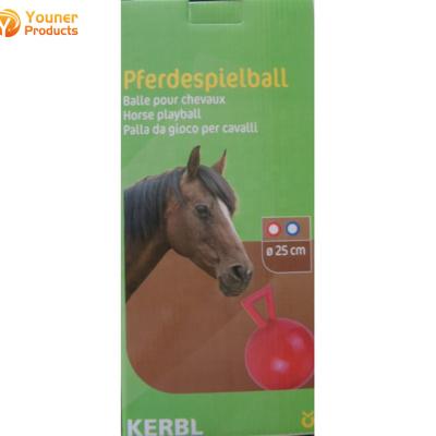 China High Quality Viable Toy Hand Ball Horse Play Ball For Horse With Apple Flavor Equestrian Equipment for sale