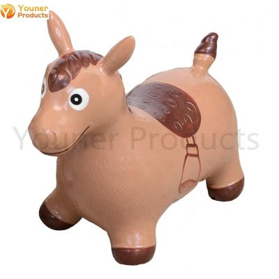 China Animal Toy XL Inflatable Horse Ride On Toys Jumping Horse Adult Riding Animals In The Mall for sale