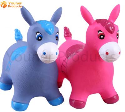 China Inflatable Toy KIDS XL HOPPER ADULT ANIMAL INFLATABLE SPACE HORSE BIG SIZE ON HAPPY BULL BUMPY PLAY for sale