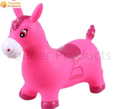 China Professional Soft Inflatable Pony Product XL Quality PVC Inflatable Toy Super Large Horse Adult Toys Inflatable Rocking Animal Balancing for sale