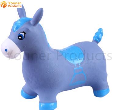 China Kids Adult Inflatable Toy Wholesale Jumping Animal With Big Jumping Horse High Quality for sale