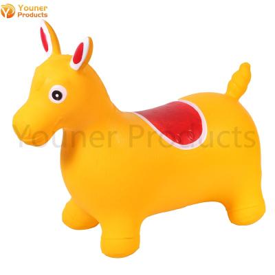 China Toy New and Hot Selling Inflatable Space Hopper Inflatable Adult Jumping Horse Bigger Ride-On Bouncy Animal for sale