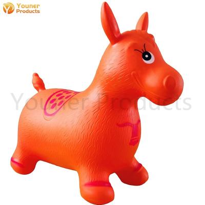 China Factory Best Inflatable Kids Toy BSCI Colorful Inflatable Jumping Horse Toy for sale