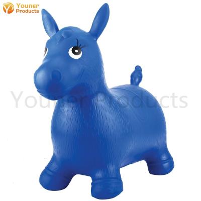 China Inflatable Toy Pvc Inflatable Air Hopping Kids Jumping Horse Toys Bouncy Children Jumping Toys for sale