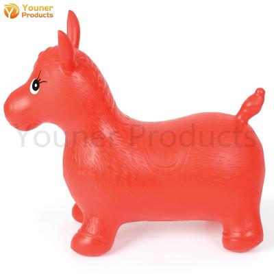 China Inflatable Toy Jumping Animal Horse Plastic Phthalate Free PVC Dinasours EN71 For Kids Jumping Game Toy Customized Inflatable 500pcs for sale