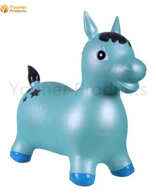 China Inflatable Toy Custom Ride-on Hopper Inflatable Pony Toy Inflatable Bouncy Horse Jumping Animal For Gifts for sale