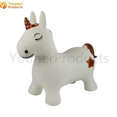 China PVC Inflatable Animal Bouncer Unicorn Bouncy Horse Animal Toy Kids Toy for sale