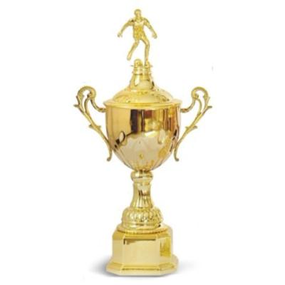 China Cheap plastic design trophy soccer trophies metal football trophies world cup award Europe grace soccer trophy cup for sale