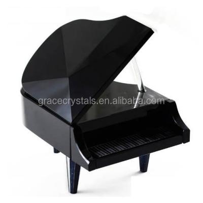 China Black Creative Crystal Music Piano Simulation Gift Relative Creative Gift for sale