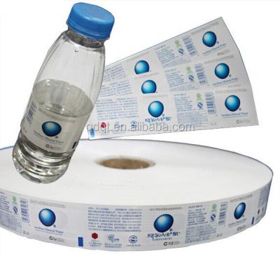 China Waterproof pearl opp label for orange juice for sale