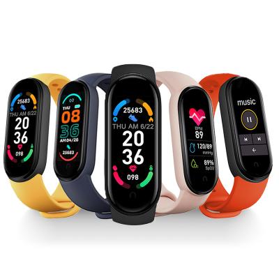 China Fitness Tracker Smart Watch Fitness Tracker Smart Watch Band 6 MP3 Playback MI Band 6 Wristband Reloj Inteligente Smart Bracelet for sale