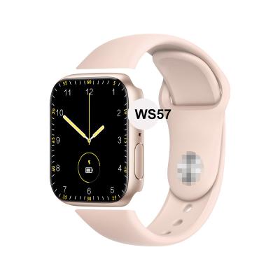 China MP3 Playback WS57 plus reloj WS57 T100 plus hw22 w26 DT300 T500 T55 smartwatch w27 iwo serie smart 7 seri 7 seri waterproof mobile phone call for sale