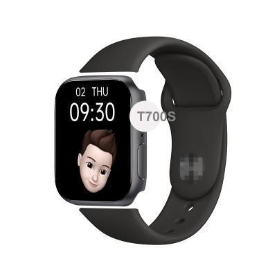 China Factory Wholesale T700S New MP3 Playback Smart Watch 1.86 Screen Phone Call Music Playback Borderless Wireless Heart Rate Monitor Watch for sale