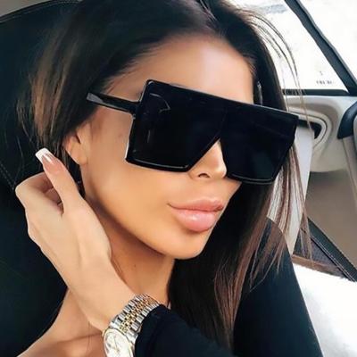 China 2021 new product flat sunglasses Kay sports sunglasses glass the same style large frame fashionable sunglasses for sale