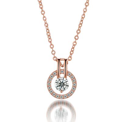 China CLASSIC Fashion Jewelry Elegant Round Pendant Necklace For Women for sale