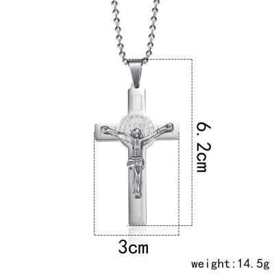 China Best Price Factory Sales CLASSIC Sterling Necklace Prayer Cross Necklace Pendants For Necklace for sale