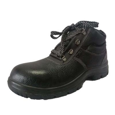 China Real Safety Shoe Manufacturer PU Injection Leather Anti - Slip Safety Shoes Composite Toe for sale