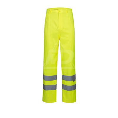 China Men's Polyester Water Proof Safety Pants High Waterproof Clothing Safety Reflective Pants for sale