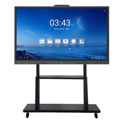 China Shopping Mall Factory Supply 86 Inch Android / Windows Touch All In One Advertising Display Portable Interactive Whiteboard for sale