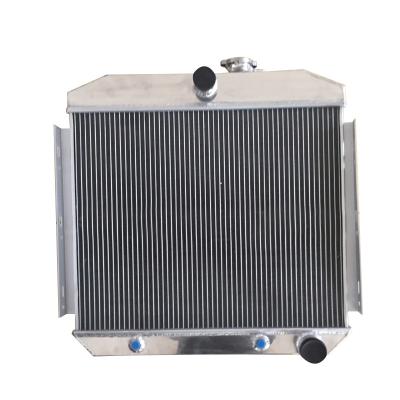 China T-6061 Aluminum Alloy Chevrolet Chevy 1955-57 Car Right Aluminum Radiator 56 55 6-Engin for sale