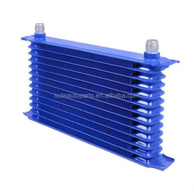 China Universal Aluminum Alloy Japanese Type 13 Rows Aluminum Oil Cooler For Auto Engine Transmission Cooling for sale