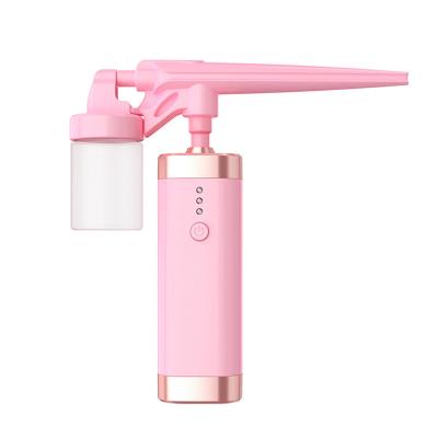 China Electric Nano Moisturizer Mini Handheld Face Steamer Private Label Humidifying Beauty Instrument Face Steamer for sale