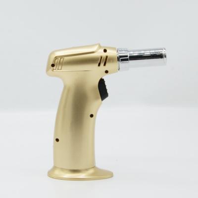 Κίνα Πούρο Scorch Torch Flambing Single Flame Butane Refillable Torch Lighter προς πώληση