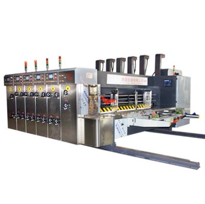 China Cardboard Corrugated Box Flexo Printing Best Quality Flexo Printer Slotter Die Cutting Machine for sale