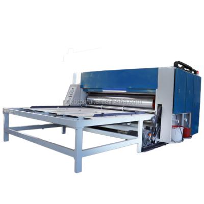 China Cardboard Flexo Corrugated Box Printing Cardboard Flexo Gravure and Die-cutting Ink Slot Machine Slotting Line Optional Customized Multi-Color and Leading Ed for sale