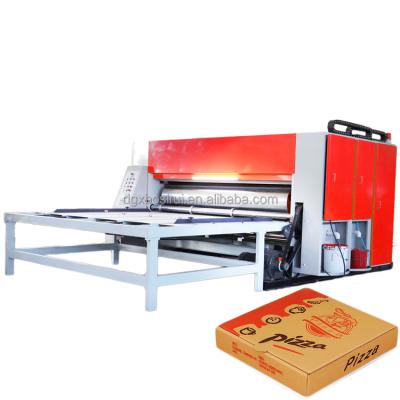 China Cardboard Flexo Corrugated Box Printing Pizza Box Printing Machine Box Making Machine Flexo Ink Corrugated Printer for sale