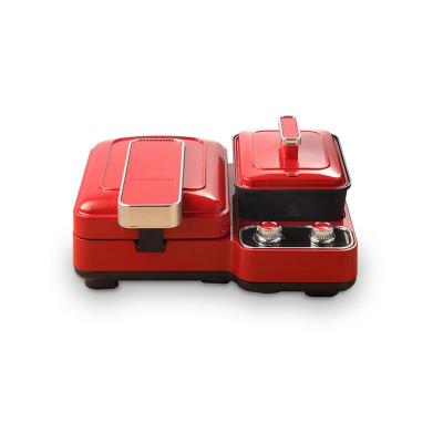 China Multifunctional RV Household Breakfast Maker Sandwich Maker 2 in 1 Breakfast Machine for sale