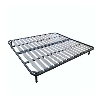 China Full Size Modern Metal Folding Furniture Metal Bed Frame Minimalist 1530*2030MM Hotel Poplar Bed Frame Adjustable Poplar Bed Frame for sale