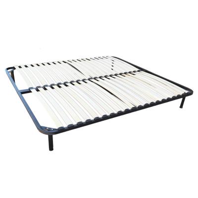 China Modern Luxury Hotel Bedroom Furniture Minimalist 1530*2030MM Apartment Furniture Full Size Metal Adjustable Bed Bed Frame for sale