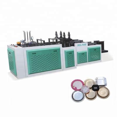 China ML700D Hotels Single Station Automatic Mechanical Paper Plate Making Machine for sale