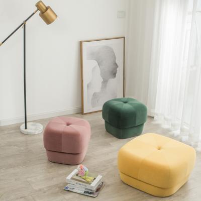 China Modern Design Cosmetic Stool Makeup Ottoman Stool For Salon for sale