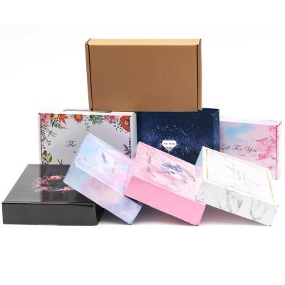 China Wholesale Black White Corrugated Mailer Mailer Recycled Mailing Materials Custom Apparel Clothing Shoe Clothing Gift Paper Packaging Boxes for sale