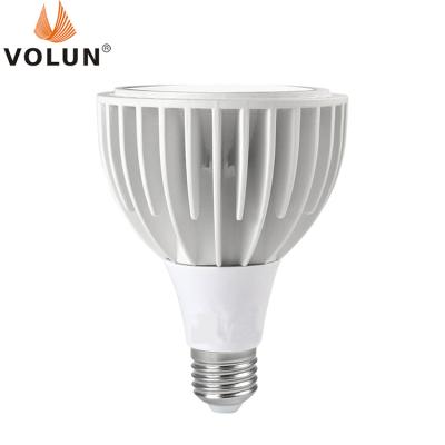 China Modern Die Cast Aluminum Led Par30 15W COB E27 100-277V High Power LED Spotlight Bulb for sale