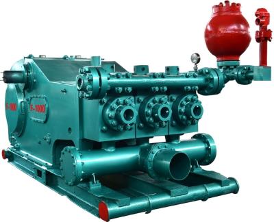 China 1000hp Triplex Piston Mud Pump Single Acting Piston F-1000 for sale