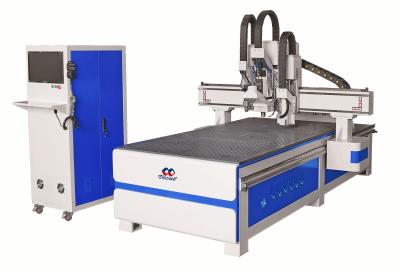 China 3.0kw Spindle Wood Die Cut Machine , Cnc Wood Carving Machine Mechanical Design for sale