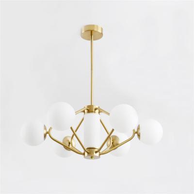 China European high quality modern simple shape ceiling style gold bedroom home manufacturer pendant chandelier for sale