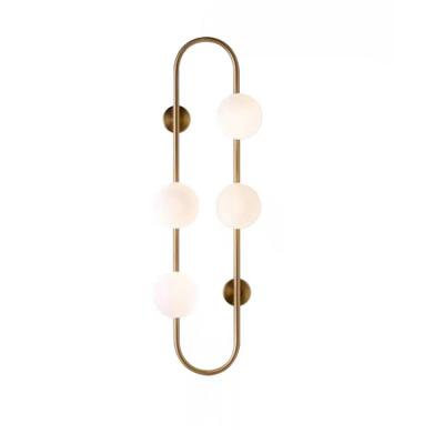 China Bedroom High Performance Modern Nordic Indoor Decorate Modern Gold LED Wall Lamp for sale