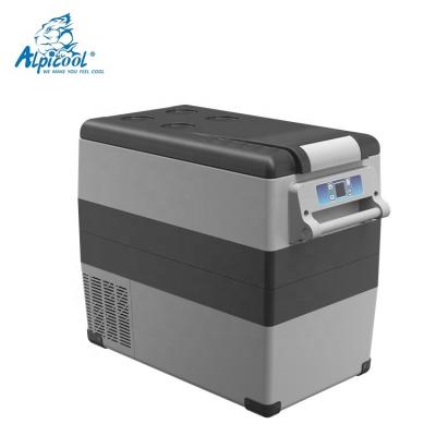 China Dual Use Compressor Freezer CF55 Alpicool 55L Car Home With APP DC 12v Compressor Wholesale Car Fridge Freezer for sale