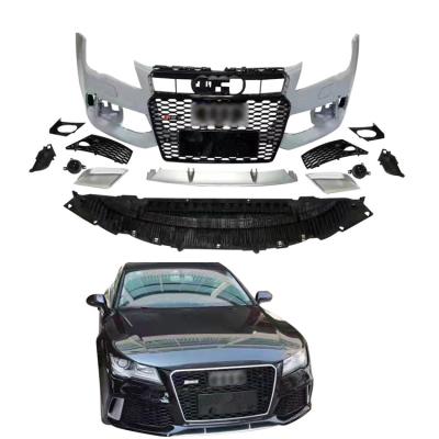 China ABS Front Rear Bumper Kits Spare Parts Car Upgrade For AUDI A7 To RS7 2019 for sale