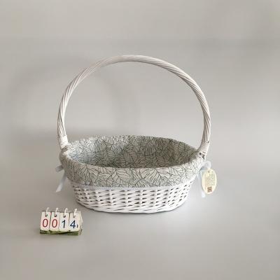 China Wicker storage basket viable wholesale price new design for sale