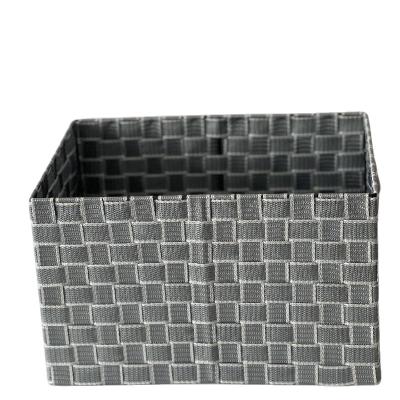 China Viable factory direct supply cheap price clothes storage basket multi-function nylon fabric strip storage box for sale